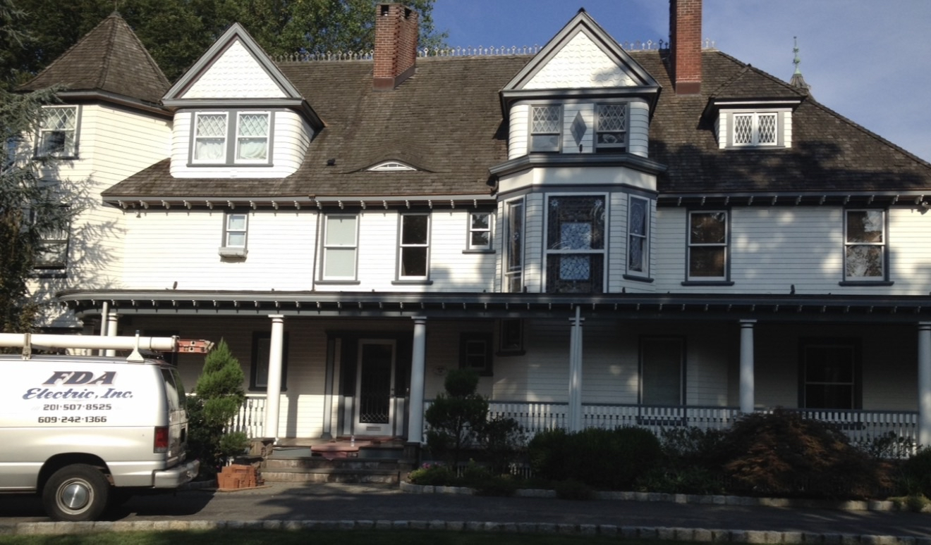 Licensed FDA Electric electrician working on a panel